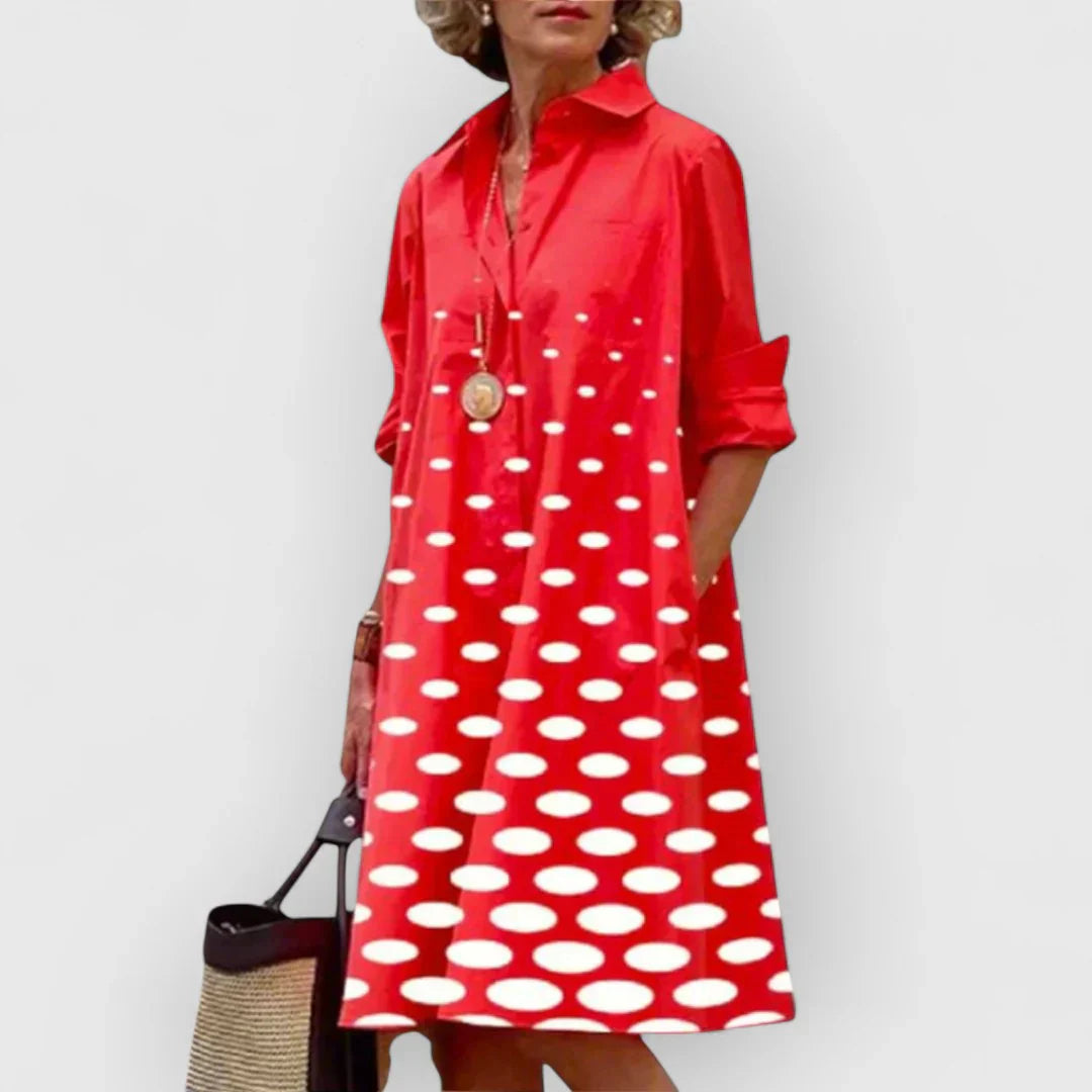 Adelia™ | Abito Elegante ed Estivo a Pois