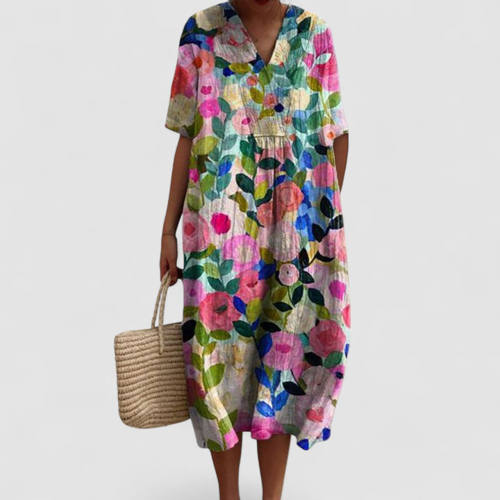 Viviana™ | Vestito Floreale Multicolore