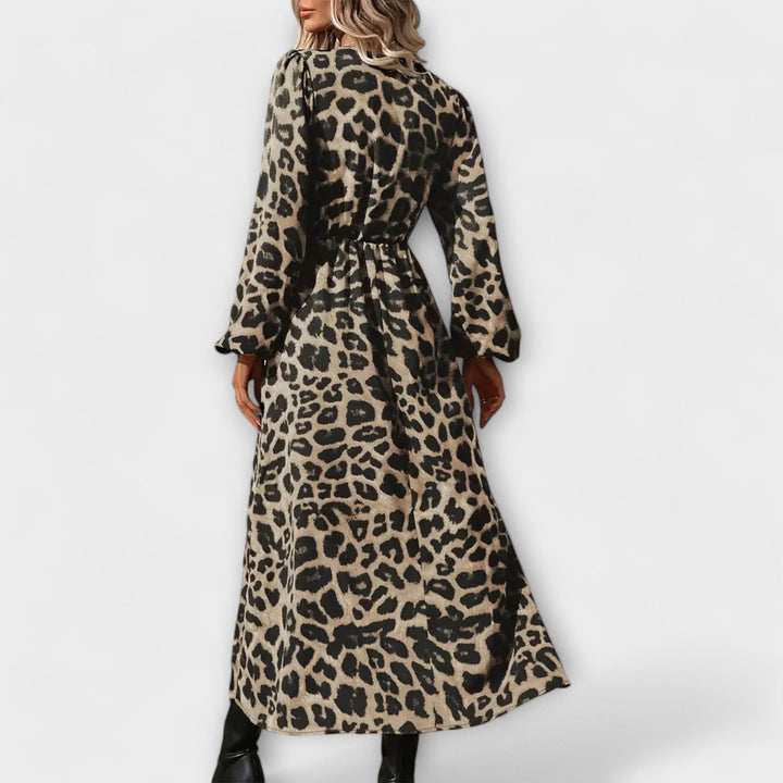 Natalia™ | Abito Elegante Leopardato
