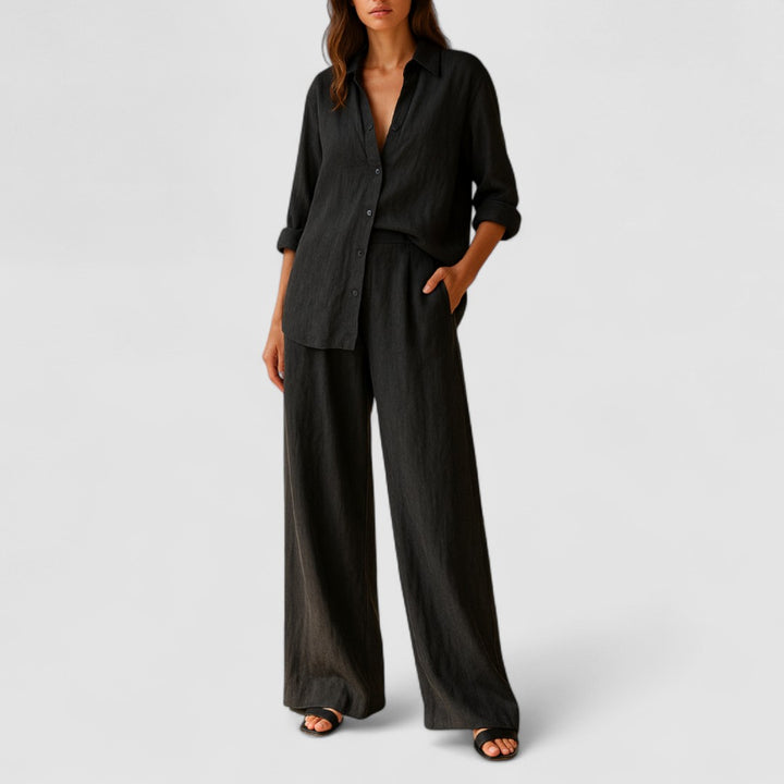 Swami™ | Set Minimalista Blusa e Pantalone
