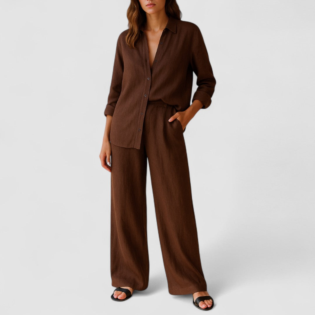 Swami™ | Set Minimalista Blusa e Pantalone