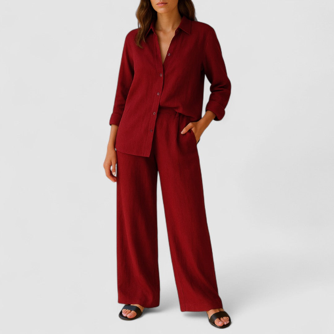 Swami™ | Set Minimalista Blusa e Pantalone