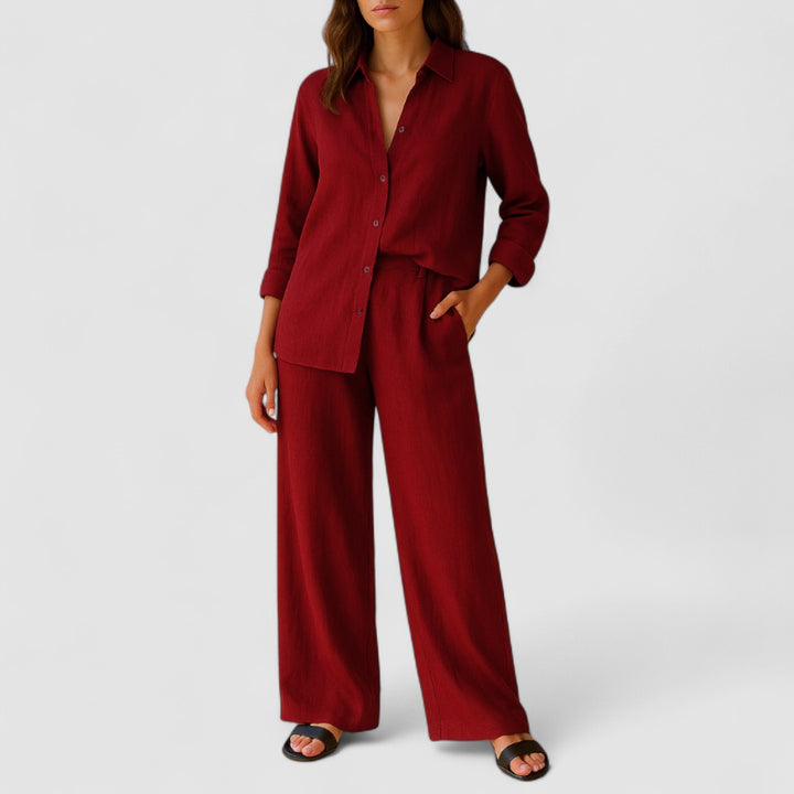 Swami™ | Set Minimalista Blusa e Pantalone