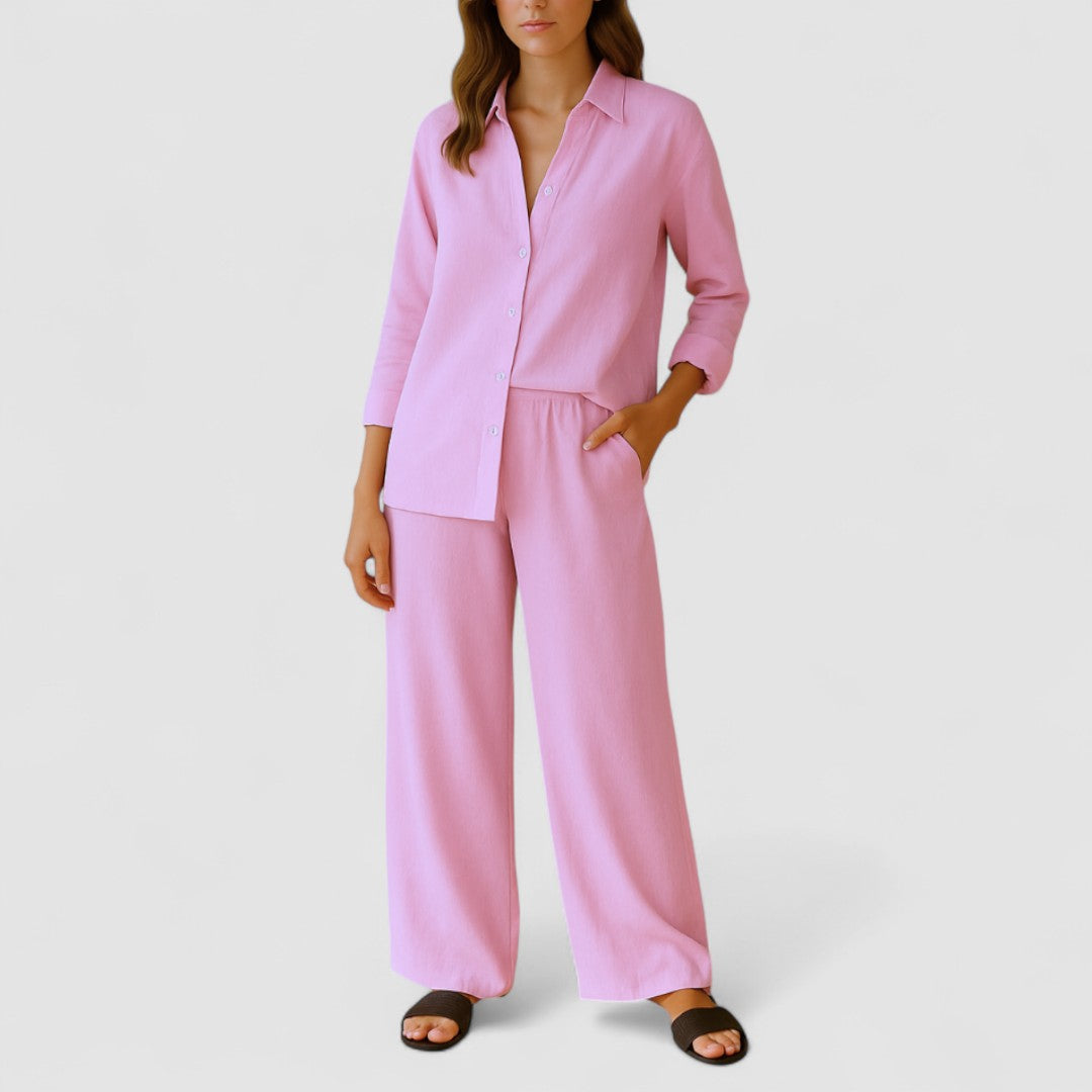 Swami™ | Set Minimalista Blusa e Pantalone