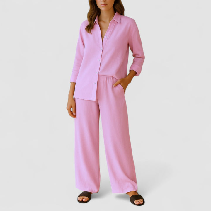Swami™ | Set Minimalista Blusa e Pantalone