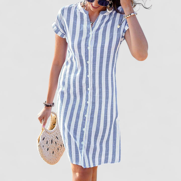 Virna™ | Abito Camicia Elegante e Versatile