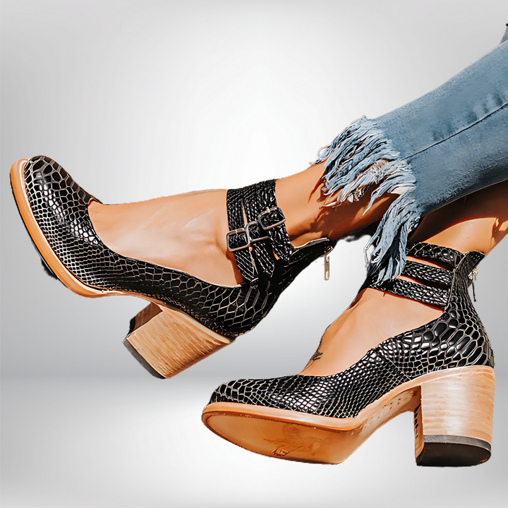 Carola™ | Scarpe con Tacco in Pelle