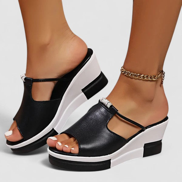 Soletta™ | Sandali Estivi con Zeppa Anatomica