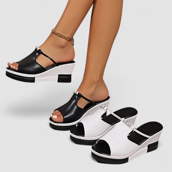 Soletta™ | Sandali Estivi con Zeppa Anatomica