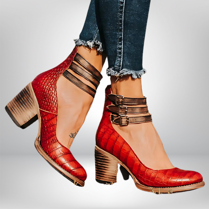 Carola™ | Scarpe con Tacco in Pelle