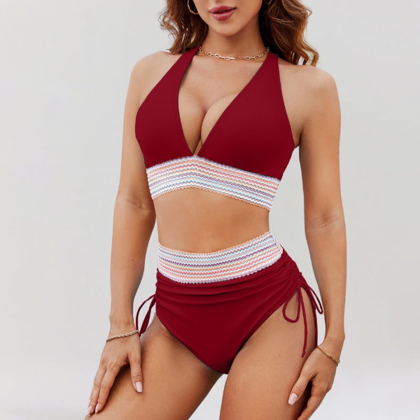 Clarine™ | Bikini a Vita Alta con Effetto Snellente