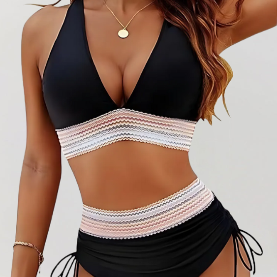 Clarine™ | Bikini a Vita Alta con Effetto Snellente