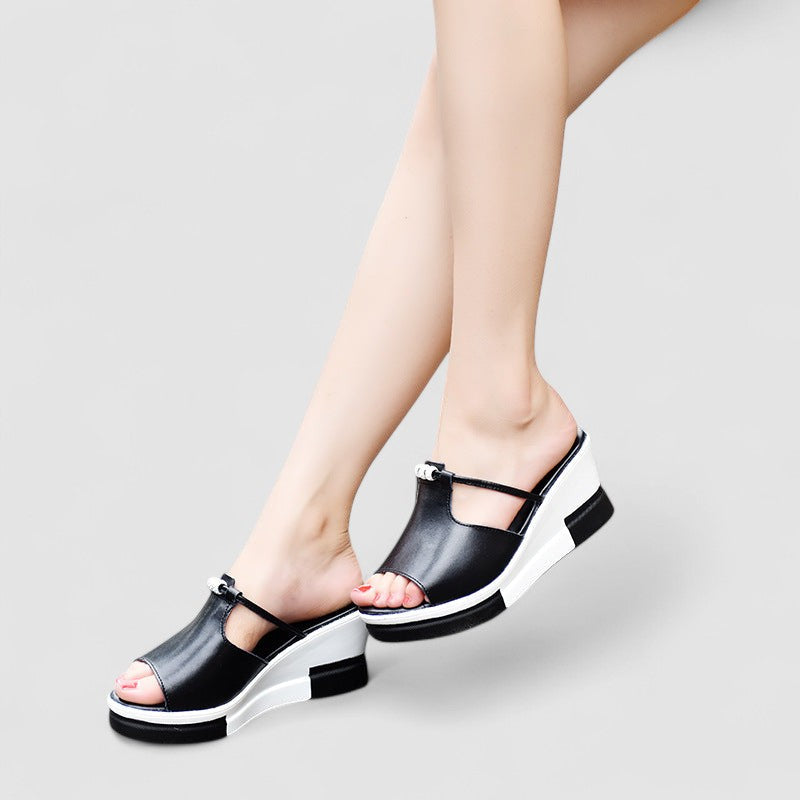Soletta™ | Sandali Estivi con Zeppa Anatomica