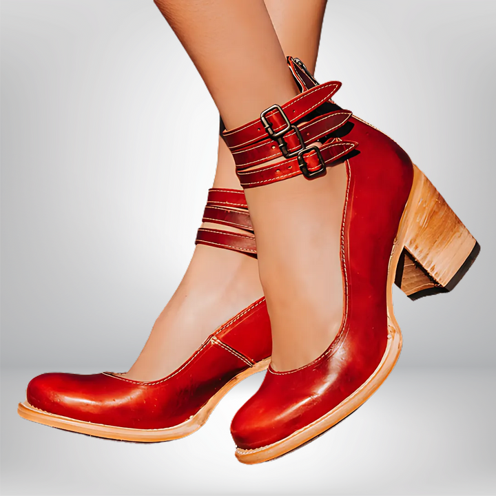 Carola™ | Scarpe con Tacco in Pelle