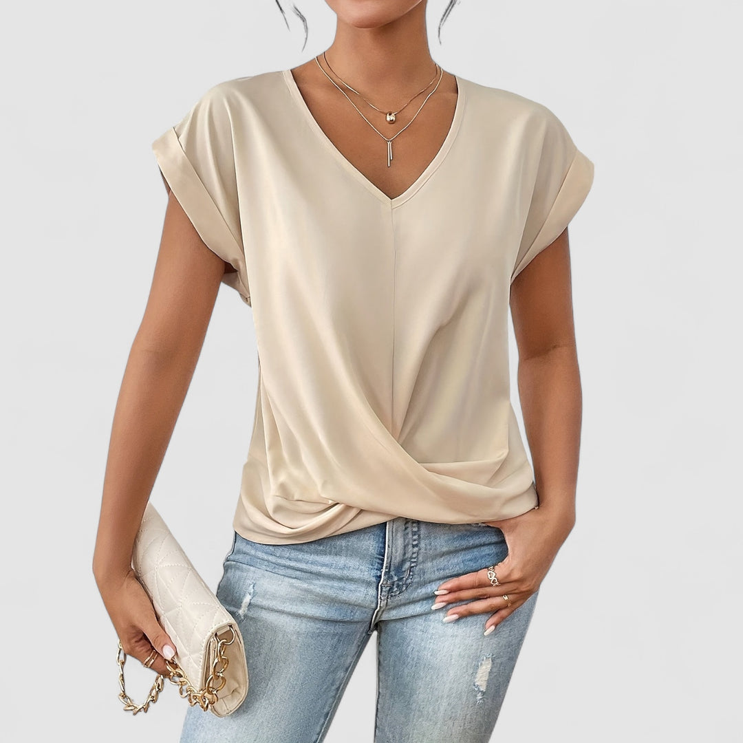 Afrodite™ | Blusa Elegante con Scollo a V