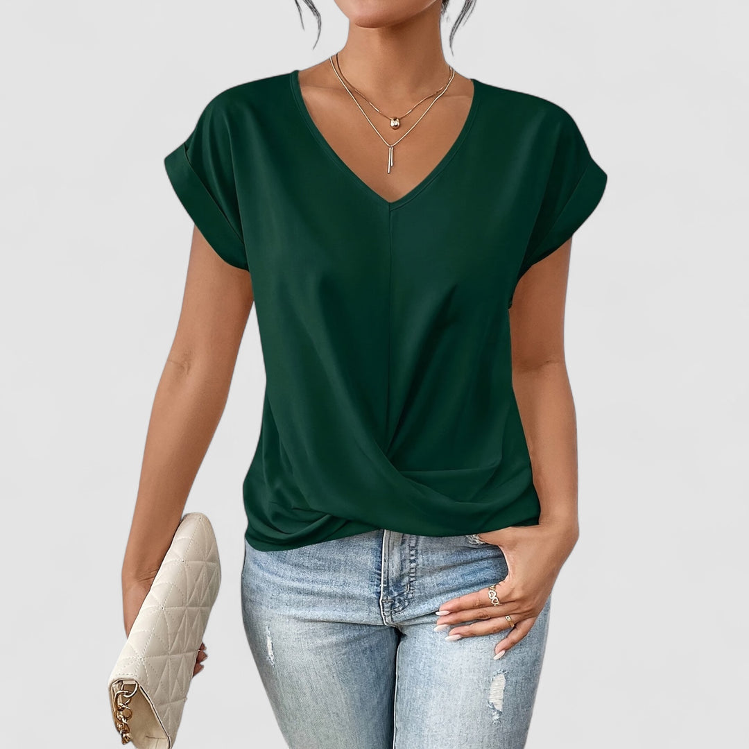 Afrodite™ | Blusa Elegante con Scollo a V