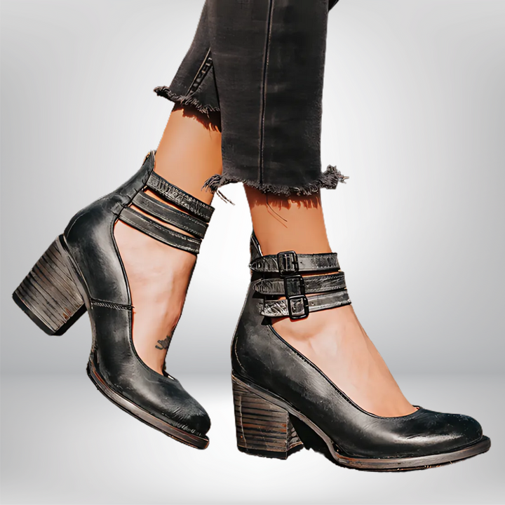 Carola™ | Scarpe con Tacco in Pelle
