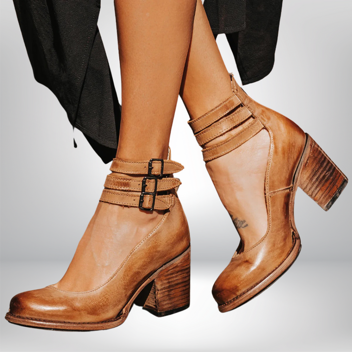 Carola™ | Scarpe con Tacco in Pelle