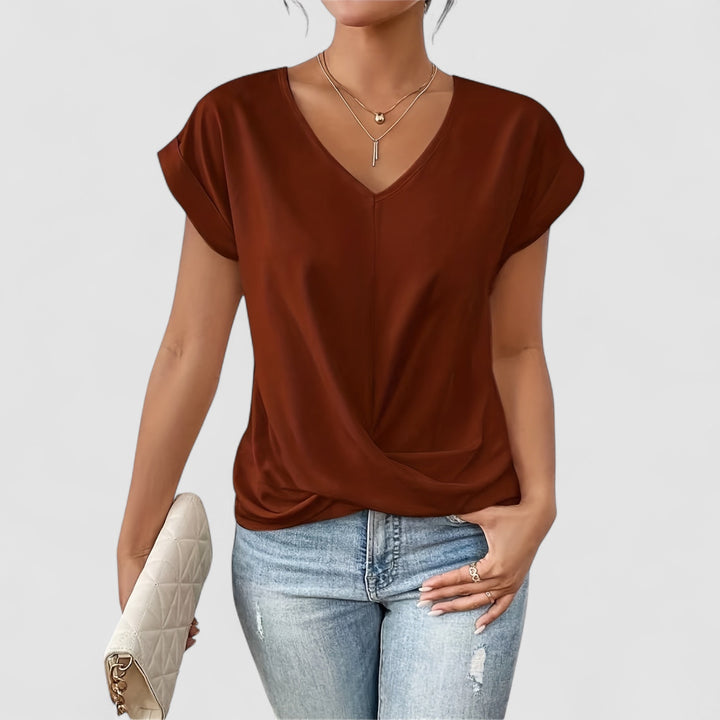 Afrodite™ | Blusa Elegante con Scollo a V