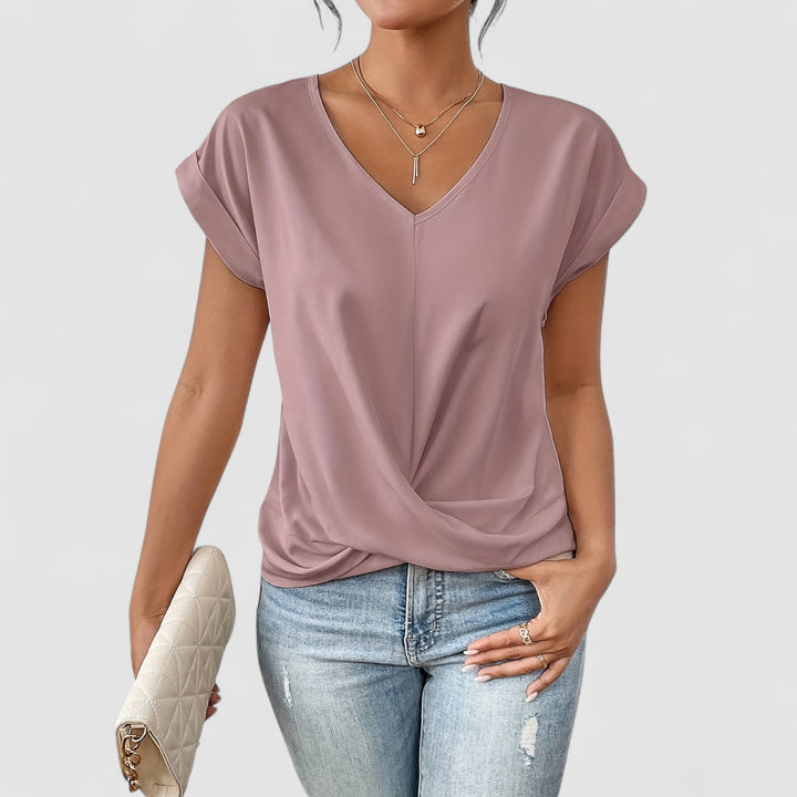 Afrodite™ | Blusa Elegante con Scollo a V