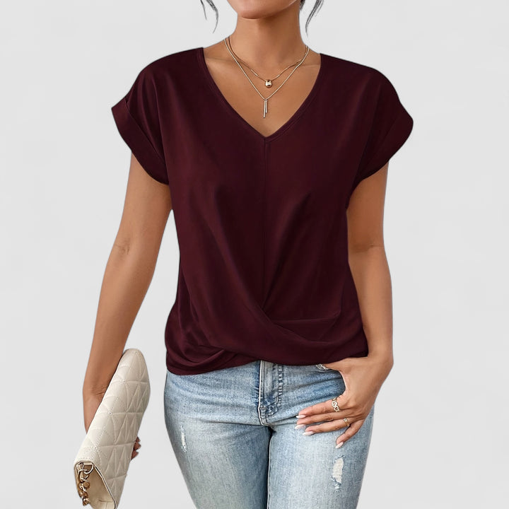 Afrodite™ | Blusa Elegante con Scollo a V