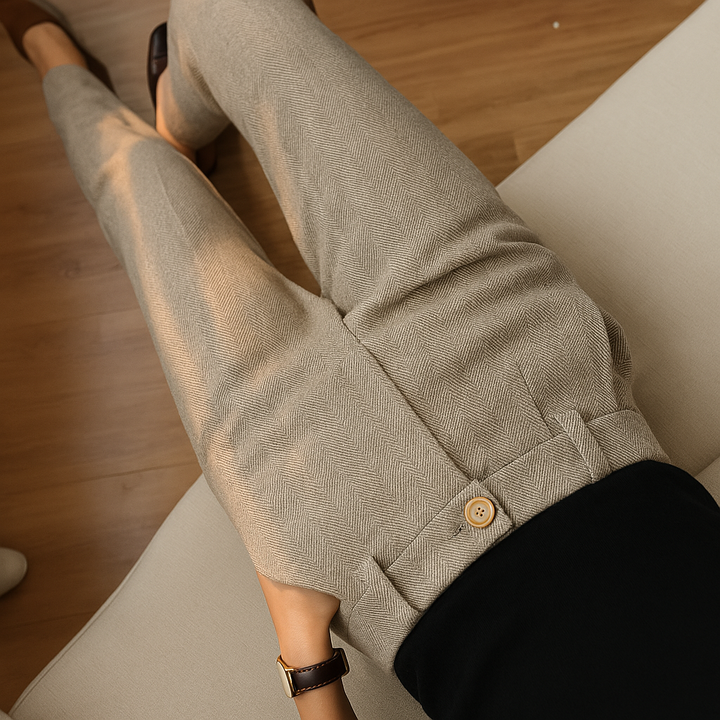 Edoardo™ | Pantaloni Eleganti a Vita Alta