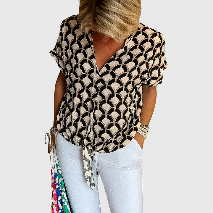 Rosa™ | Maglietta Casual con Scollatura a V
