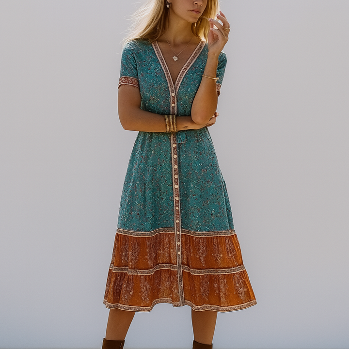 Ranya™ | Abito Midi Fresco e Femminile