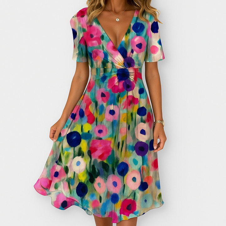 Nadia™ | Abito Elegante con Scollo a V