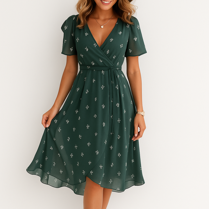 Nadia™ | Abito Elegante con Scollo a V