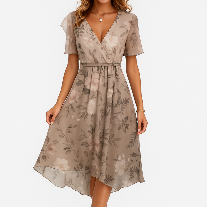 Nadia™ | Abito Elegante con Scollo a V
