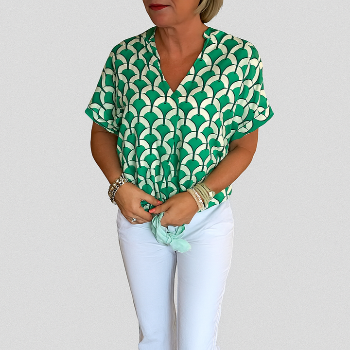 Rosa™ | Maglietta Casual con Scollatura a V