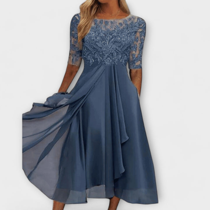 Cecilia™ | Abito Elegante Ricamato
