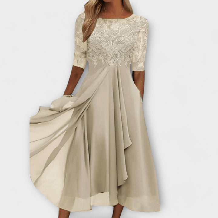Cecilia™ | Abito Elegante Ricamato