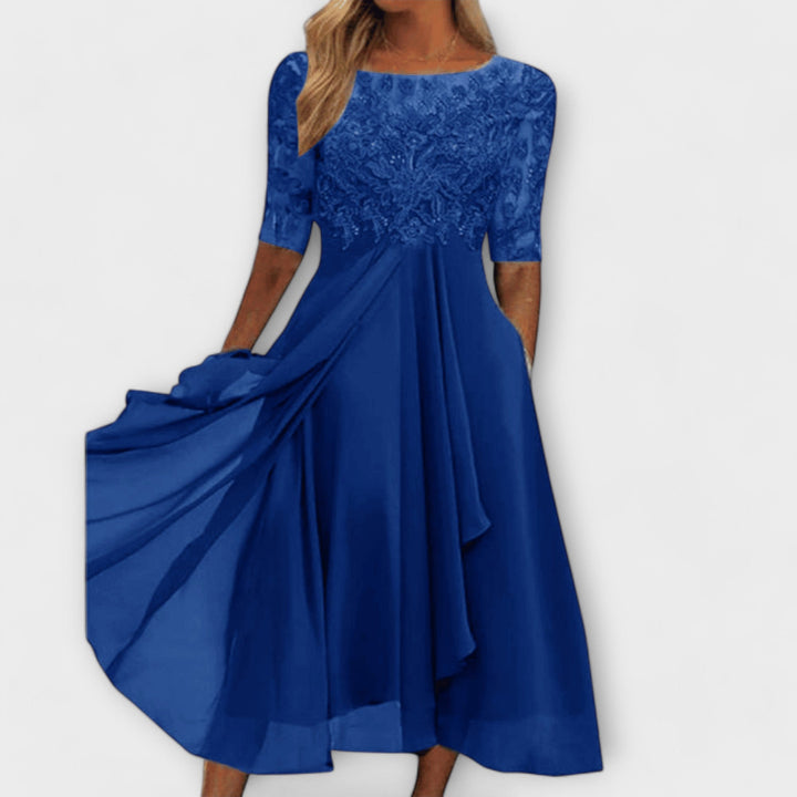 Cecilia™ | Abito Elegante Ricamato