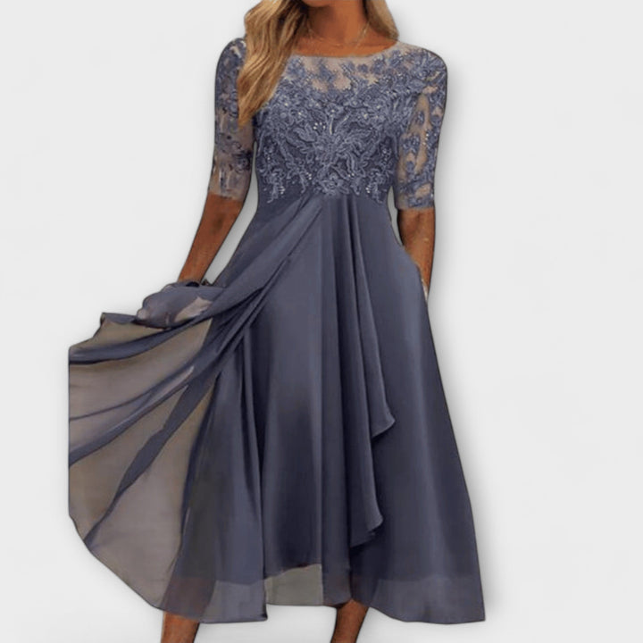 Cecilia™ | Abito Elegante Ricamato