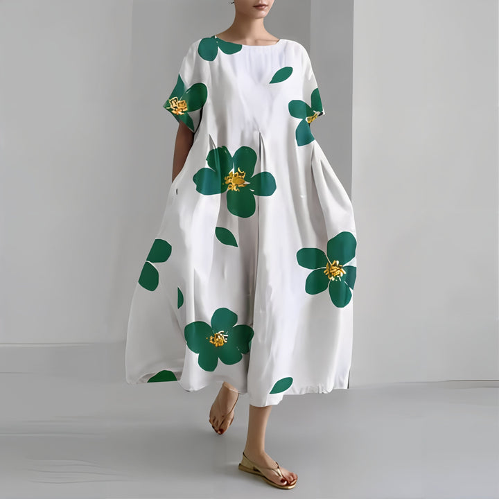 Amelia™ | Abito Maxi Floreale Casual