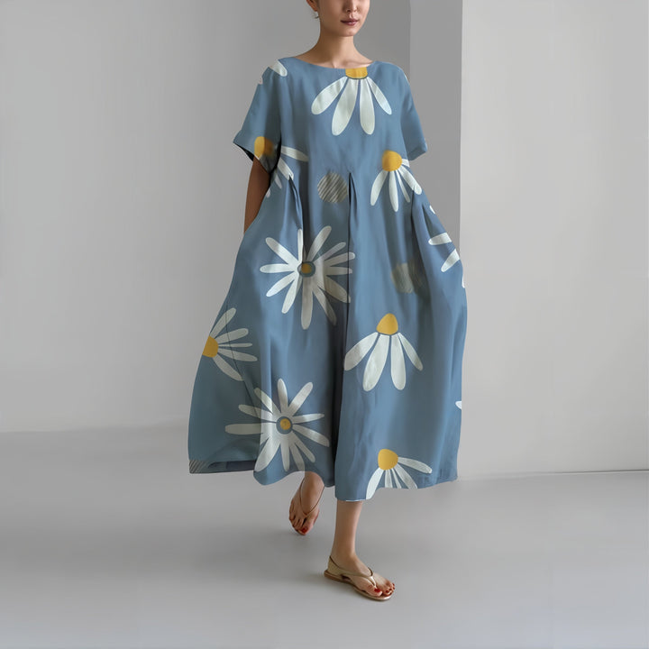 Amelia™ | Abito Maxi Floreale Casual
