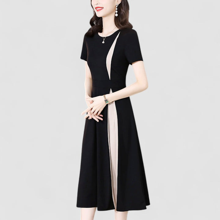 Alina™ | Abito Moderno in Bianco e Nero