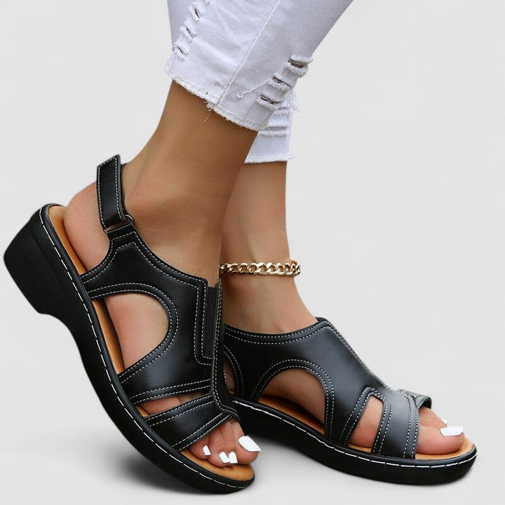 Lidia™ | Sandali in Pelle con Tacco