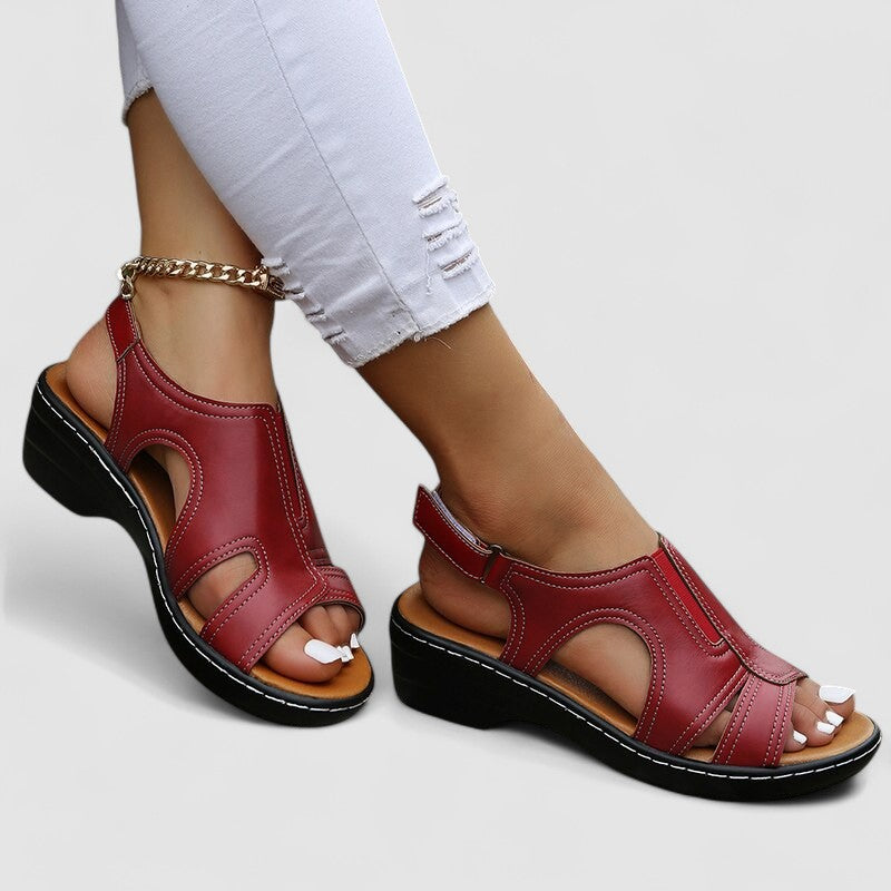 Lidia™ | Sandali in Pelle con Tacco