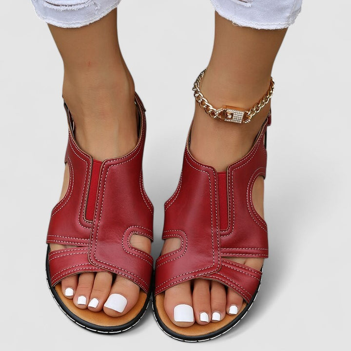 Lidia™ | Sandali in Pelle con Tacco
