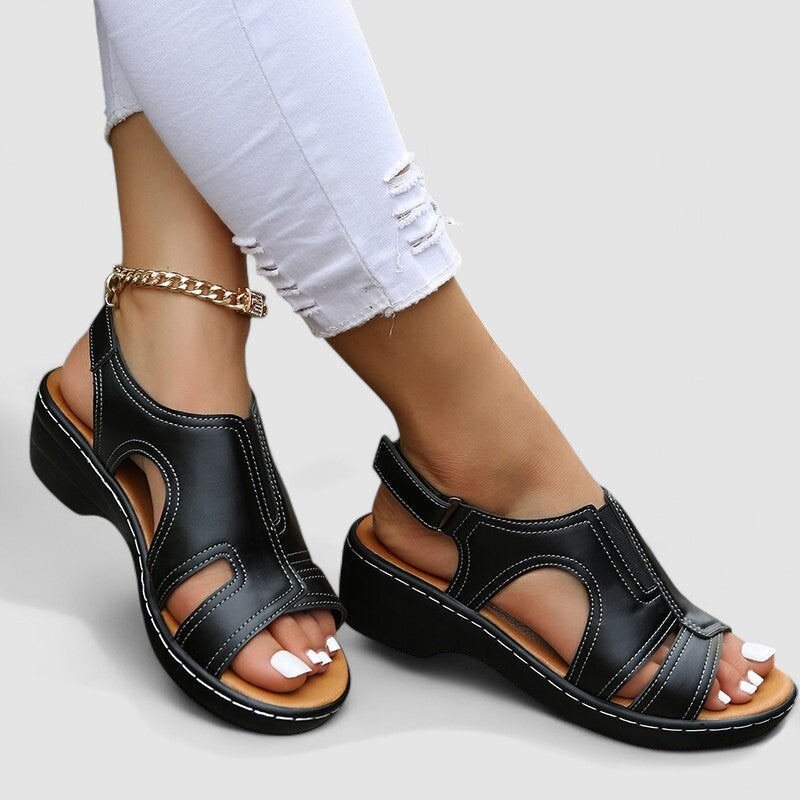 Lidia™ | Sandali in Pelle con Tacco
