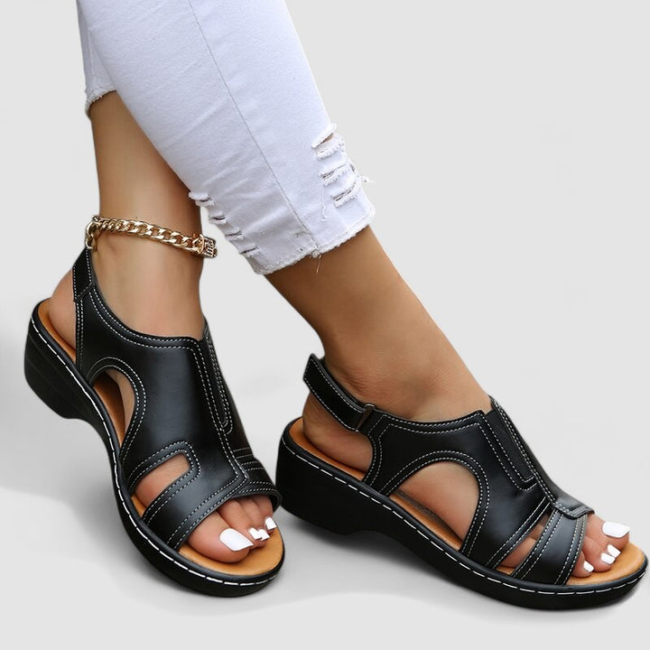 Lidia™ | Sandali in Pelle con Tacco