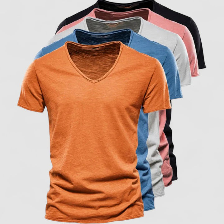 Giovanni™ | Camicia Estiva con Scollo a V