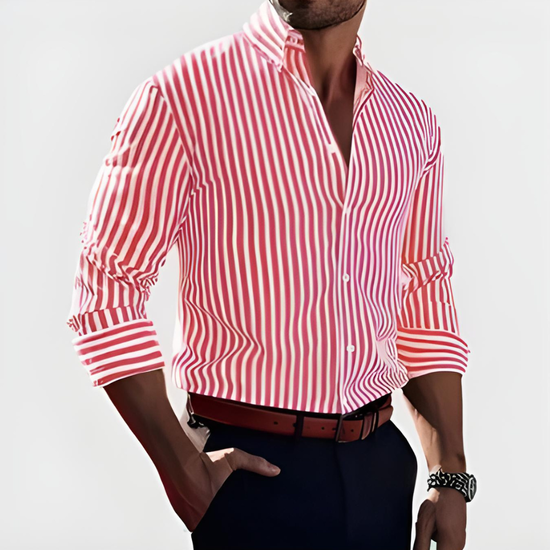 Luciano™ | Camicia Estiva a Righe dallo Stile Moderno
