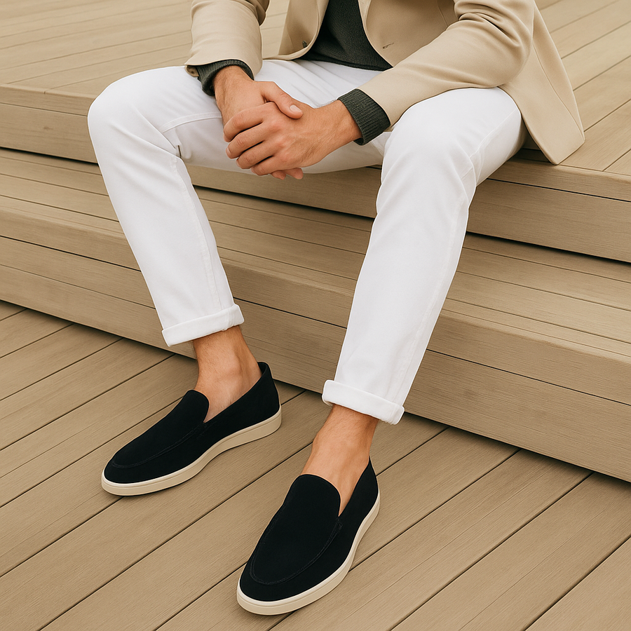Ivan™ | Mocassino in Camoscio Elegante