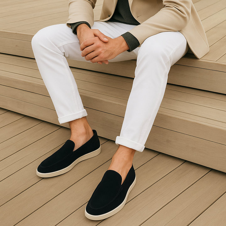 Ivan™ | Mocassino in Camoscio Elegante