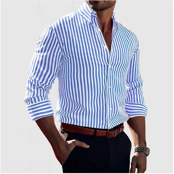 Luciano™ | Camicia Estiva a Righe dallo Stile Moderno