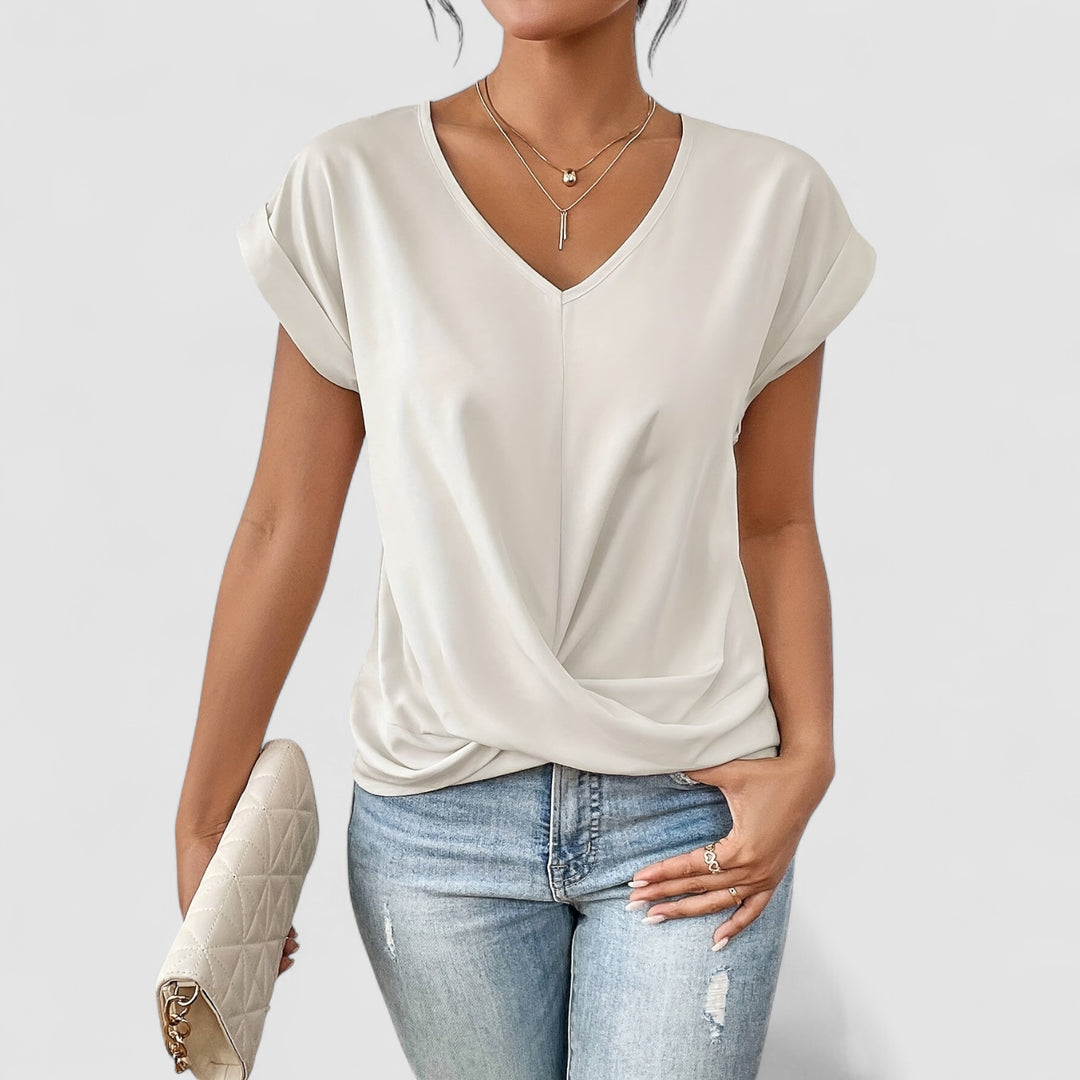 Afrodite™ | Blusa Elegante con Scollo a V